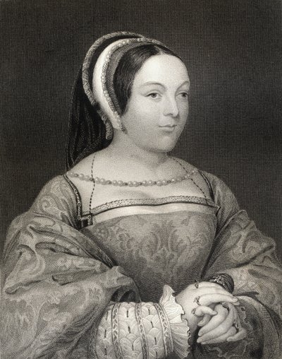 Porträt von Margaret Tudor (1489-1541), Königin von Schottland, aus 